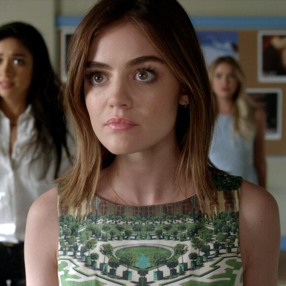 Alice + Olivia Carrie Structured Dress in Mirrored Garden ASO Aria Montgomery - Picture 9 of 10